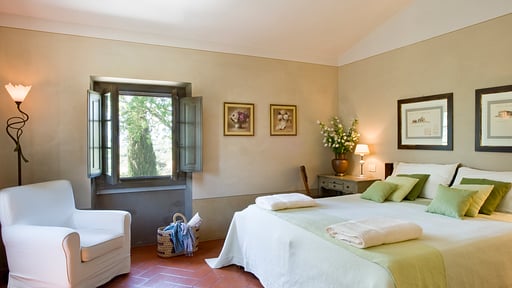 Villa Fratini Schlafzimmer 1