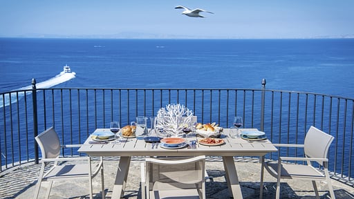 Villa Galidia Dining area