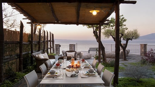 Villa Galidia Dining area