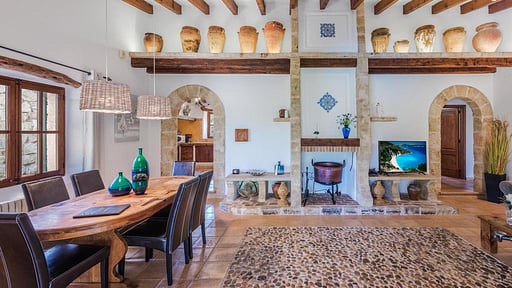 Villa Gallardo Pollensa Salle à manger