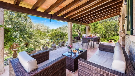 Villa Gallardo Pollensa Terrasse
