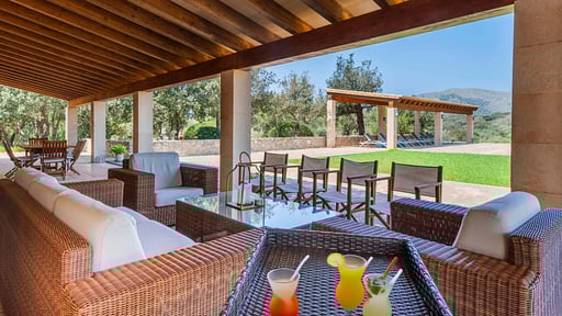 Villa Galora Terrasse/Veranda