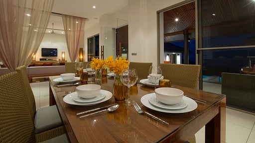 Villa Ganesh Zona pranzo