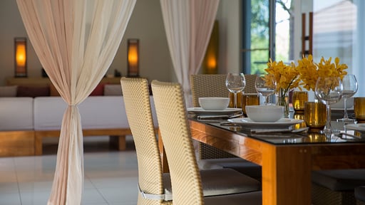 Villa Ganesh Zona pranzo