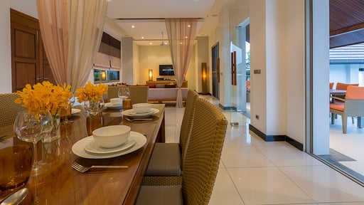 Villa Ganesh Zona pranzo