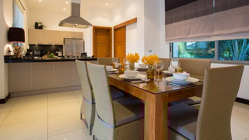 Villa Ganesh Zona pranzo