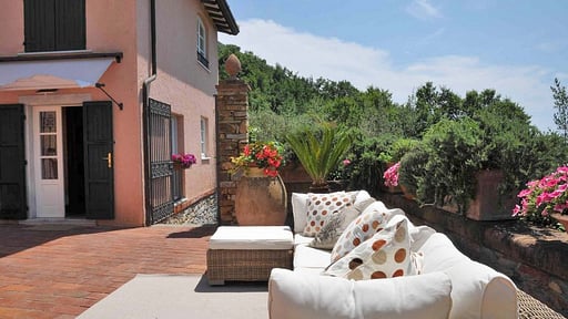 Villa Gardenia Liguria Terrace/Veranda