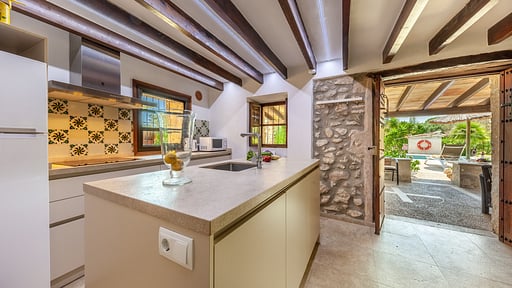 Villa Gardenia Pollensa Cocina