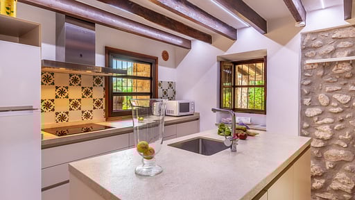 Villa Gardenia Pollensa Cocina