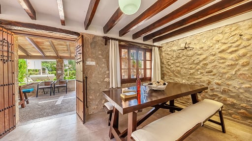 Villa Gardenia Pollensa Zona de comedor