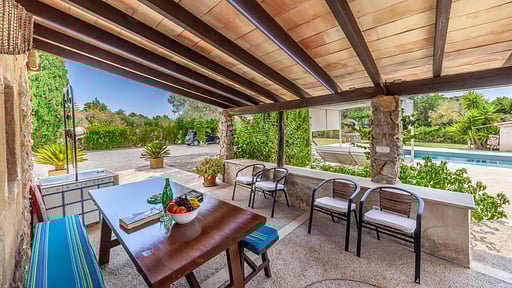 Villa Gardenia Pollensa Zona de comedor