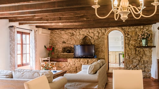 Villa Garroverar Wohnbereich