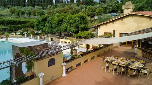 Villa Gaudia Drone foto's