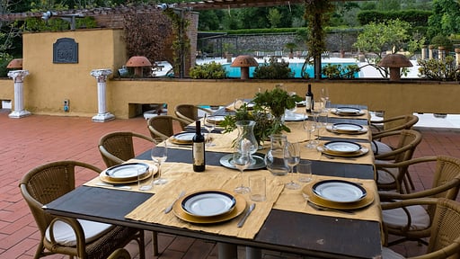 Villa Gaudia Eethoek