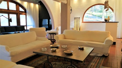 Villa Gaudia Woonkamer