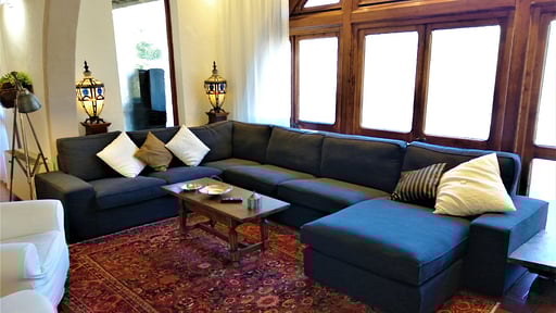 Villa Gaudia Woonkamer