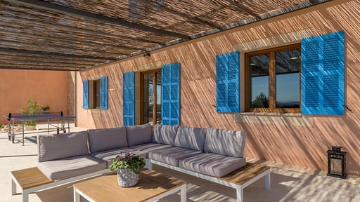 Villa Gemelos del Sol Ila Terrasse/Veranda