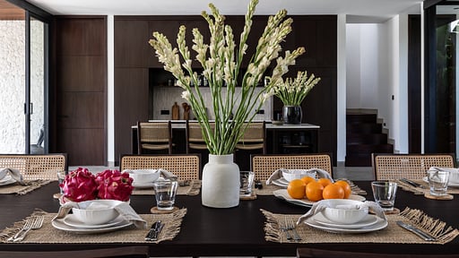 Villa Gendang Dining area