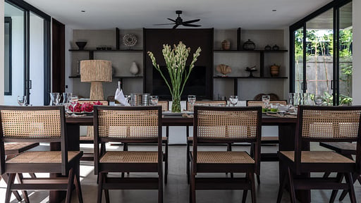 Villa Gendang Dining area