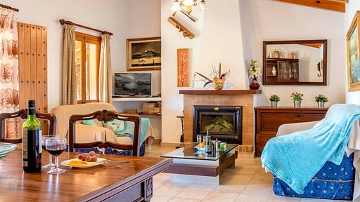 Villa Geroni Woonkamer