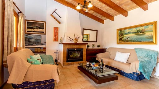 Villa Geroni Woonkamer