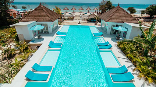 Villa Gili Bali Beach Schwimmbad 1