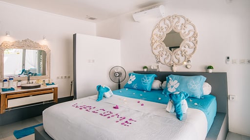 Villa Gili Bali Beach Schlafzimmer 9