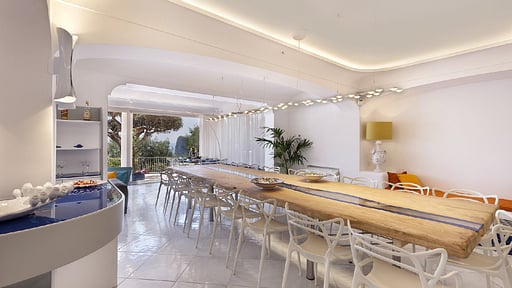 Villa Giove Zona pranzo