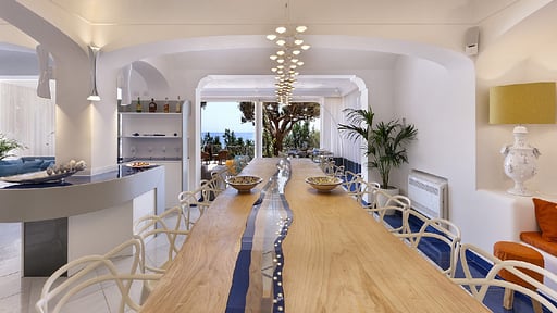 Villa Giove Zona pranzo