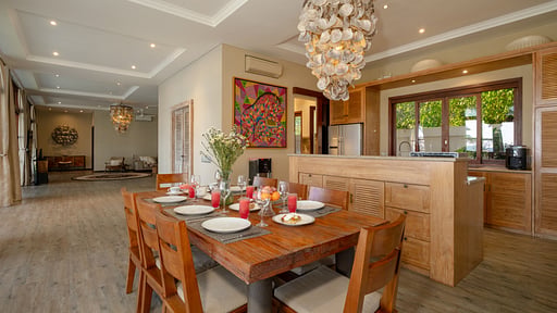 Villa Gita Segara Dining area