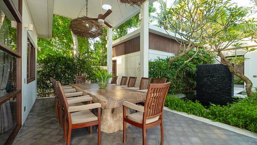 Villa Gita Segara Dining area