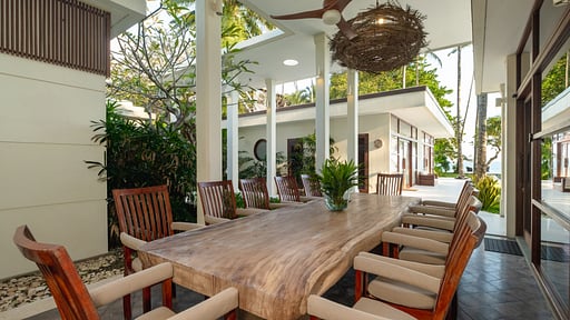 Villa Gita Segara Dining area