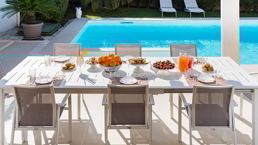 Villa Giutitta Dining area