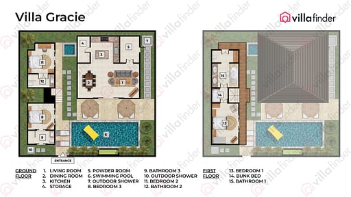 Villa Gracie Floor plan