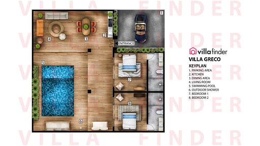 Villa Greco Floor plan