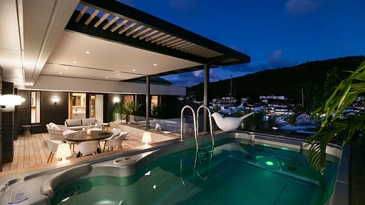 Villa Gustavia Lights Jacuzzi