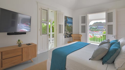 Villa Gustavia Views Schlafzimmer 3