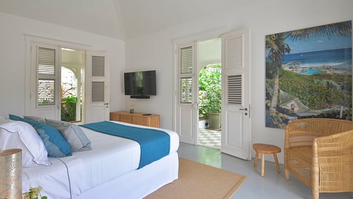 Villa Gustavia Views Schlafzimmer 3