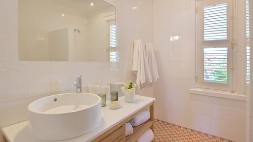 Villa Gustavia Views Schlafzimmer 2