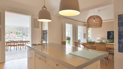 Villa Gustavia Views Küche