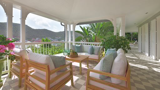 Villa Gustavia Views Terrasse/Veranda