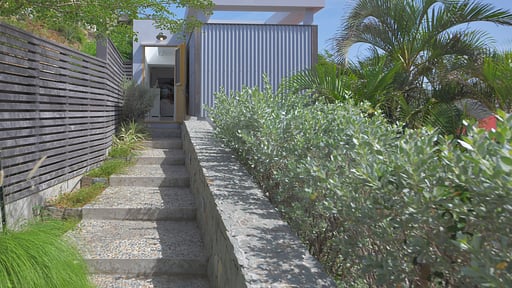 Villa Gustavia Views Schlafzimmer 1