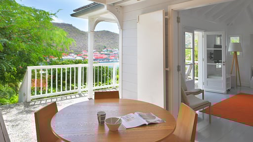 Villa Gustavia Views Schlafzimmer 1