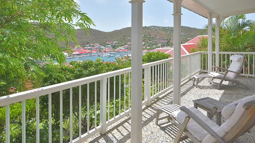 Villa Gustavia Views Schlafzimmer 1