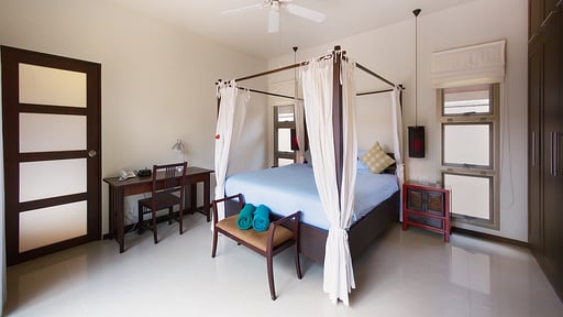 Villa Haimona Schlafzimmer 1