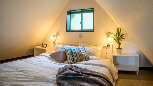Villa Hakuba Loft Cabin Bedroom 