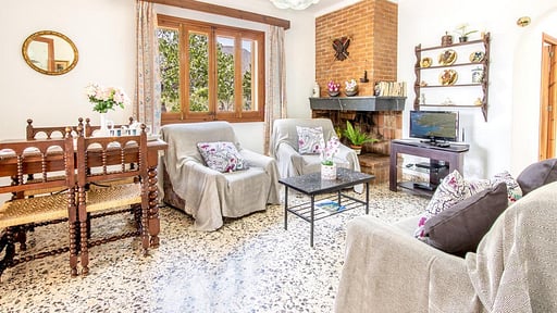 Villa Harbor Blue Living room