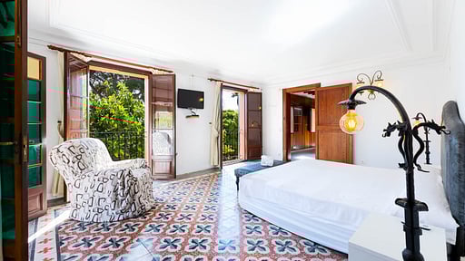 Villa Hasso Molí dels Reis Schlafzimmer 1