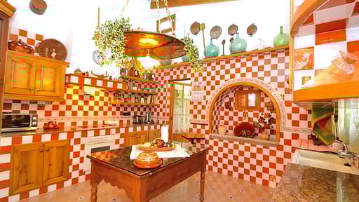 Villa Can Bisbe Küche