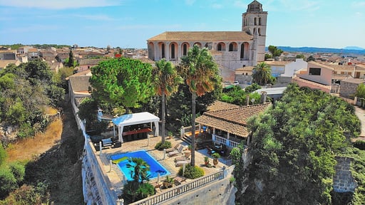 Villa Can Bisbe Drohnen-Bilder